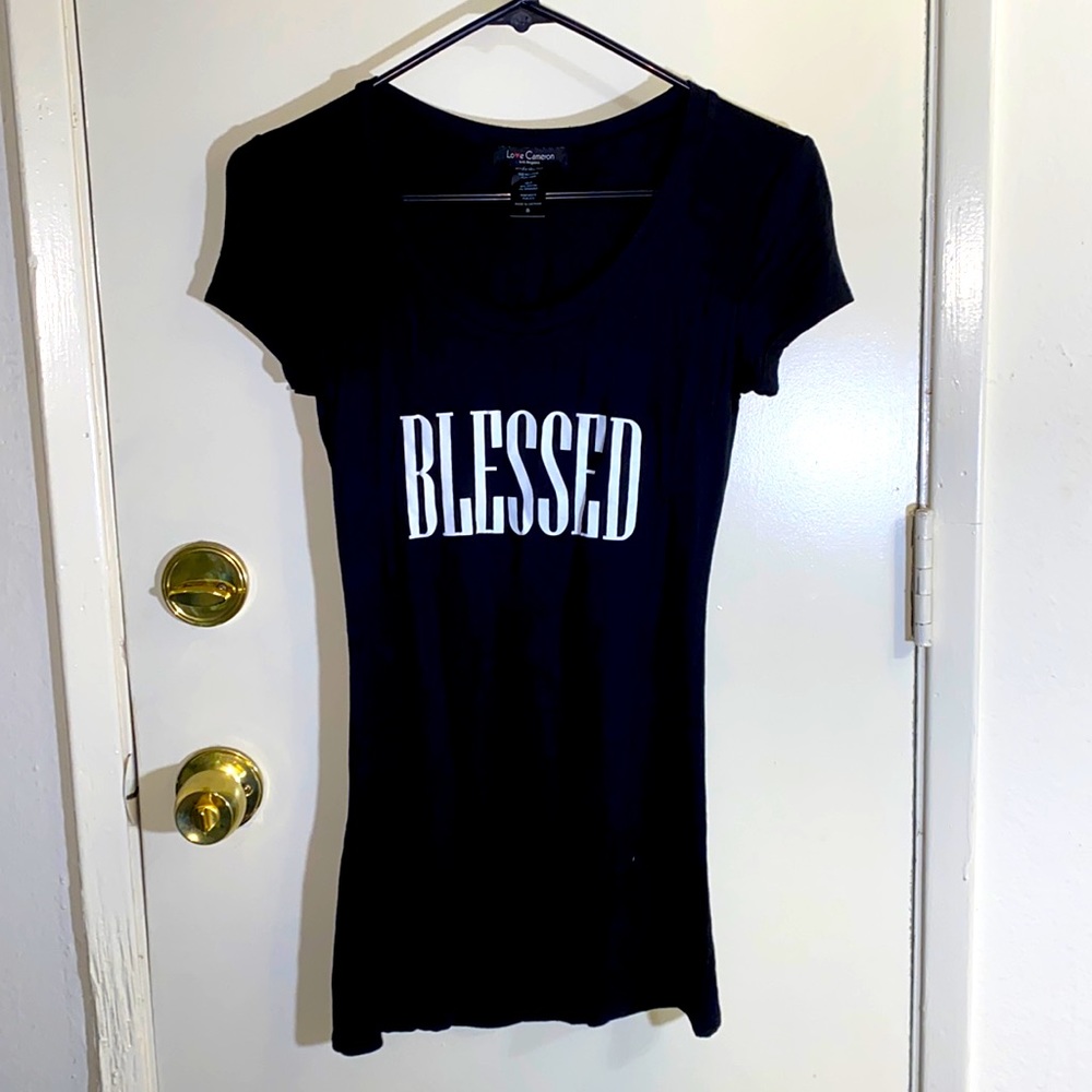 Black tunic for women. Size small.